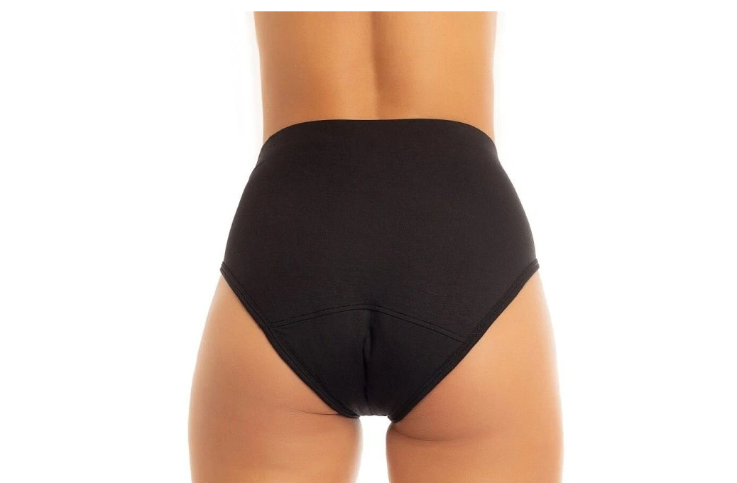 Bragas menstruales de bambú, tiro alto, extra cómodas