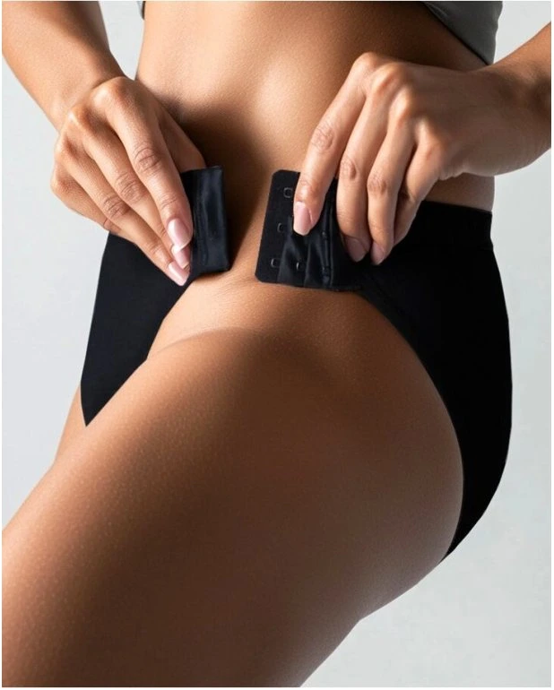 bragas menstruales con abertura lateral