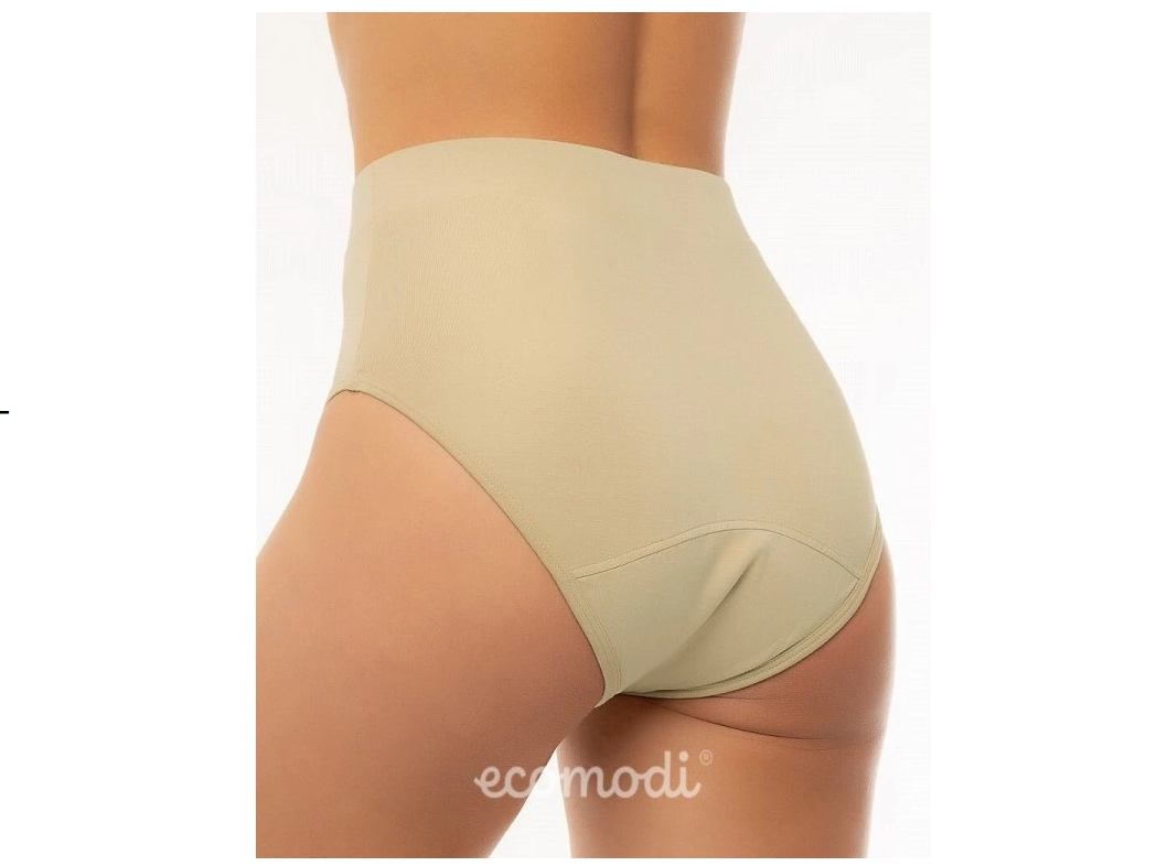 Bragas menstruales de bambú, tiro alto, extra cómodas