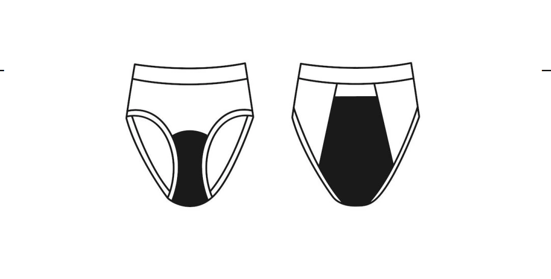 Bragas menstruales de bambú, tiro alto, extra cómodas