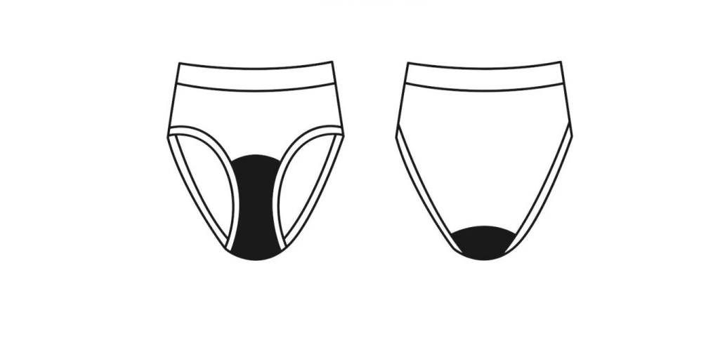 Bragas menstruales de bambú, tiro alto, extra cómodas